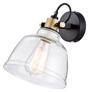 Lampada da parete Pendant in Metallo Irving Nero