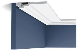 Orac Decor C353 Luxxus profilo decorativo per soffitto modanatura decorativa a stucco modanatura decorativa a cornice modanatura angolare profilo perimetrale | 2 metri