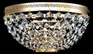 Lampada da parete Royal Classic in Metallo Ottilia Oro