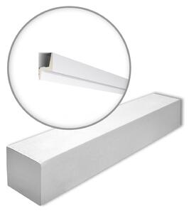 NMC IL6-box ARSTYL Noel Marquet 1 cartone con 14 strisce decorative Cornice per soffitto Illuminazione indiretta stile moderno colore bianco | 28 m