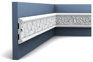 Orac Decor P7020 Luxxus modanatura murale resistente agli urti modanatura decorativa modanatura fregio stucco profilo decorativo fiori foglie ornamento | 2 metri