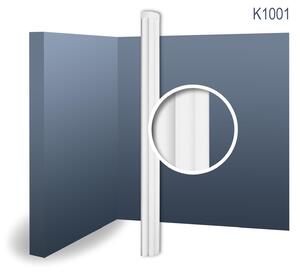 Orac Decor K1001 Luxxus mezza colonna Fusto della colonna Colonna in stucco da parete Stampo a rilievo Materiale in schiuma dura Leggero Stabile | 2,00 metri