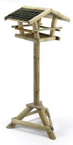 Mangiatoia per Uccellini 35x38xh100 cm Happiness in Legno FSC Naturale