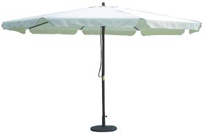 Ombrellone da Giardino Ø3 m Palo Ø48 mm in Legno e Poliestere Ecrù