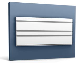 Pannello murale 3d Orac Decor W119 MODERN BAR MIX Pannello murale Elemento decorativo Striscia decorativa stile moderno colore bianco 2 m
