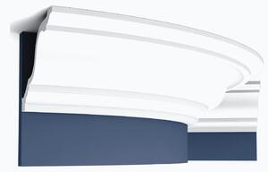 Orac Decor C334F Luxxus Modanatura flessibile per soffitti Modanatura decorativa Cornice in stucco Modanatura decorativa per pareti Modanatura angolare | 2 metri