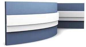 Orac Decor P9900F Luxxus Modanatura flessibile per pareti in stucco Cornice per modanatura Profilo decorativo Modanatura antiurto | 2 metri