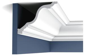 Orac Decor C334 Luxxus profilo decorativo a soffitto a parete modanatura decorativa a stucco profilo decorativo a cornice modanatura decorativa ad angolo | 2 metri