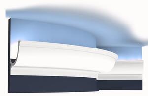 Orac Decor C902F Luxxus Profilo flessibile Modanatura decorativa Profilo per stucco Cornice per stucco Modanatura d'angolo Cornice per soffitto flessibile | 2 metri