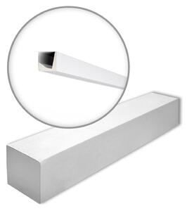 NMC IL5-box ARSTYL Noel Marquet 1 cartone con 18 strisce decorative Cornice per soffitto Illuminazione indiretta stile moderno colore bianco | 36 m