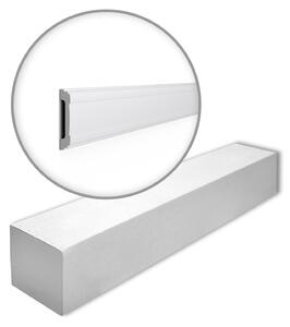 NMC WL5-box WALLSTYL Noel Marquet 1 cartone con 19 strisce decorative Rivestimento murale stile moderno colore bianco | 38 m