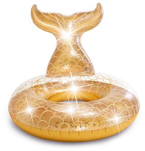Salvagente Sirena Oro Glitter 147x107x79 cm Intex A56258NP/EP
