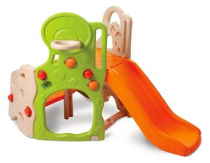 Scivolo per Bambini 140x91x82 cm in Plastica Play Center LIL Adventurers