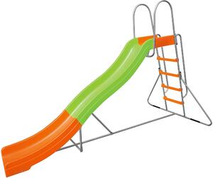 Scivolo da Giardino 150x317x204cm in Acciaio per Bambini Bauer