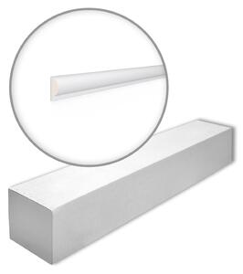 NMC SP1-box ARSTYL Noel Marquet 1 cartone con 50 strisce decorative Rivestimento murale stile moderno colore bianco | 100 m