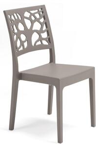 Sedia 52x46x86 cm per Interno ed Esterno Tortora