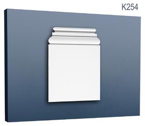Orac Decor K254 Luxxus Pilastro in stucco Elemento decorativo in stucco realizzato in materiale espanso rigido leggero e stabile Bianco | 53 Cm