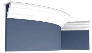 Orac Decor C215F Luxxus Modanatura angolare flessibile Modanatura per soffitto Modanatura per stucco Modanatura decorativa Modanatura per soffitto-parete | 2 metri