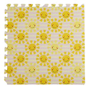 Tappeto Puzzle per Bambini 4 Pezzi 60x60 cm Sole