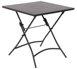 Tavolino da Giardino 70x70x71 cm in Acciaio Grigio