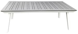Tavolo Allungabile da Giardino 216/297x100x76 cm in Alluminio Grigio Scuro