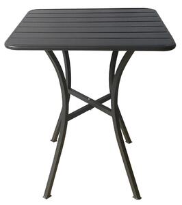 Tavolino da Giardino 60x60x70 cm in Acciaio Grigio