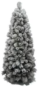 Albero Di Natale Innevato Monte Bianco Slim Altezza 180 cm