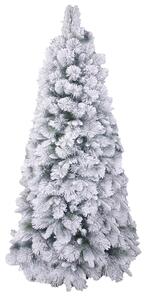 Albero di Natale Innevato 800 Rami Ø83xH180cm Biancolino Slim