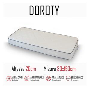 Materasso doroty 80x190 in poliuretano alto 20cm - Gt Materassi
