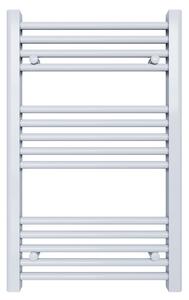 Scaldasalviette termoarredo 80x50 bianco interasse 45 cm idraulico - Olimpo Docce