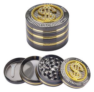 Grinder Ø50 mm 4 Livelli per Spezie Erbe e Tabacco Dollaro