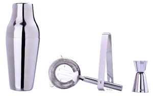 Set da Cocktail 4 Pezzi in Acciaio Inox