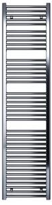 Scaldasalviette termoarredo 180x45 cromato interasse 40 cm idraulico - Olimpo Docce