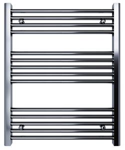 Scaldasalviette termoarredo 80x60 cromato interasse 55 cm idraulico - Olimpo Docce