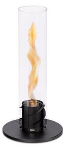 Lampada a Bioetanolo da Tavolo Ø12x54 cm in Acciaio Inossidabile Nero
