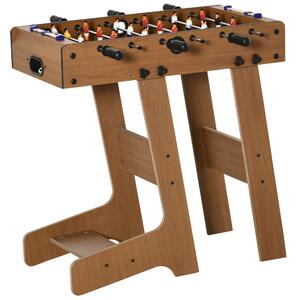 Calcio Balilla Pieghevole 69x37x70 cm in MDF Color Legno