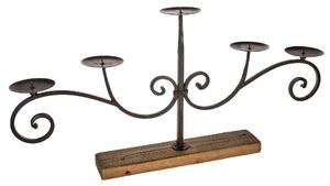 Candelabro in Metallo Composto da 5 Bracci Altezza 92 cm