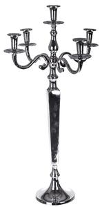 Candelabro in Metallo Composto da 5 Bracci Altezza 60 cm