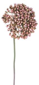 Set 4 Fiori Artificiali di Allium Altezza 65 cm Rosa