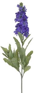 Set 4 Fiori Artificiali di Violacciocca Altezza 82 cm Blu