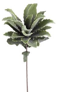 Set 2 Fiori Artificiali Ginger Foam con Foglie Altezza 70 cm Grigio