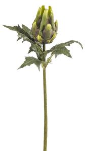 Set 2 Carciofo Artificiale Chiuso Altezza 66 cm Verde