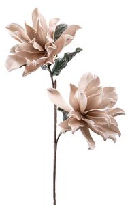 Set 2 Fiori di Dalia Composta da 2 Fiori Artificiali Altezza 94 cm Grigio