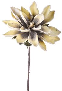 Set 6 Fiori di Ninfea Artificiali Altezza 88 cm Giallo