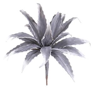 Set 2 Dracena Pianta Artificiale Foam Altezza 65 cm Grigio
