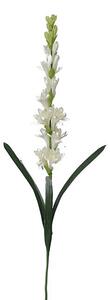 Set 3 Fiori Artificiali di Tuberosa Altezza 90 cm Bianco