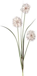 Set 2 Tarassaco Artificiali Composto da 3 Fiori Altezza 100 cm Bianco