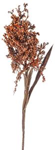 Set 4 Sorgo Dry Look Artificiali Altezza 90 cm Arancio