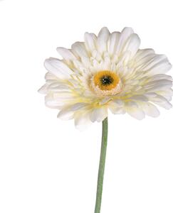 Set 12 Fiori Artificiali di Gerbera Altezza 63 cm Bianco