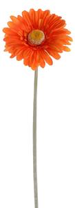 Set 12 Fiori Artificiali di Gerbera Altezza 53 cm Arancio